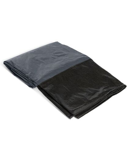 Housse de protection pour piscine ronde gris/noir - D.370x80 cm